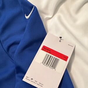 Nike Women’s L Long-Sleeve Golf Polo - Royal Blue